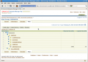 Enterprise Manager visualizando os arquivos no Disco de Grupo no ambiente de Banco de Dados Enterprise Manager visualizando os arquivos no Disco de Grupo no ambiente de Banco de Dados 300x210 Enterprise Manager visualizando os arquivos no Disco de Grupo no ambiente de Banco de Dados