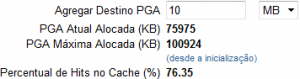 PGA Hit Ratio com o parâmetro de 10M PGA EM Hit 10M 300x79 PGA Hit Ratio com o parâmetro de 10M