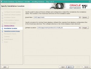 Se carregastes o arquivo das variáveis de ambiente do banco de dados .var oracle db.sh, este já vem preenchido. Este é o diretório de instalação do produto Oracle Database. Clica em Next. produto8 300x226 Se carregastes o arquivo das variáveis de ambiente do banco de dados .var oracle db.sh, este já vem preenchido. Este é o diretório de instalação do produto Oracle Database. Clica em Next.