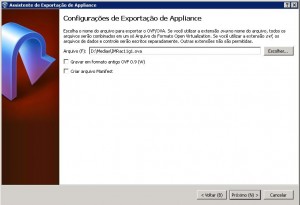 Seleciona o Diretório para Exportar a VM. vmex2 300x205 Seleciona o Diretório para Exportar a VM.