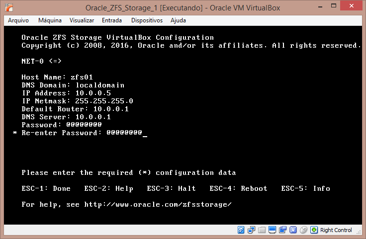 zfs8 Oracle ZFS Storage Appliance e ZFS Storage Simulator, O que são e como posso utilizar o simulador